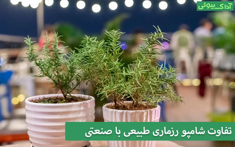 تفاوت شامپو رزماری طبیعی با صنعتی