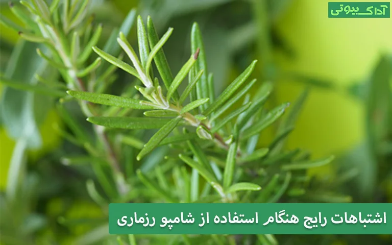 اشتباهات رایج هنگام استفاده از شامپو رزماری