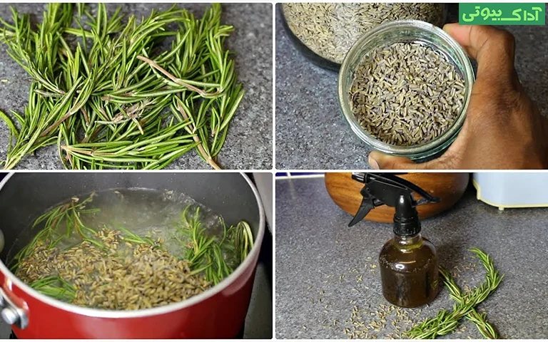 نحوهی استفاده صحیح از رزماری برای پوست سر